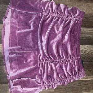 Purple lilac mini skirt